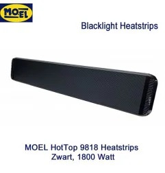 MOEL HotTop 9818 Heatstrip Zwart, 1800 Watt