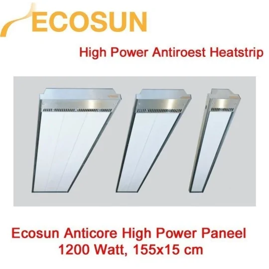Ecosun Anticore 1200 Watt hoge temperatuur paneel