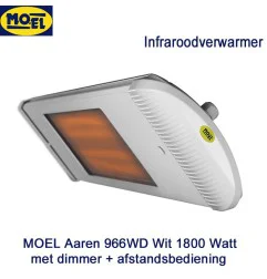 MOEL Aaren 966WD infraroodverwarmer met dimmer 1800 Watt