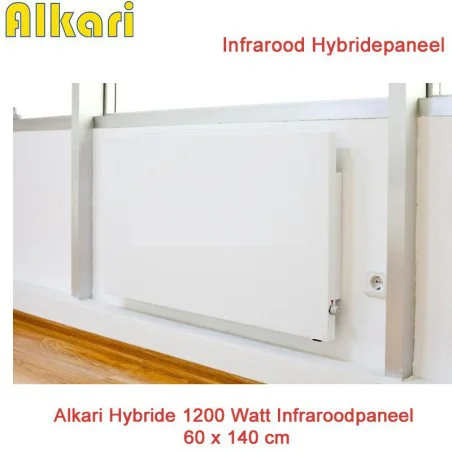 Alkari Hybride infrarood paneel 1200 Watt 140 x 60 cm