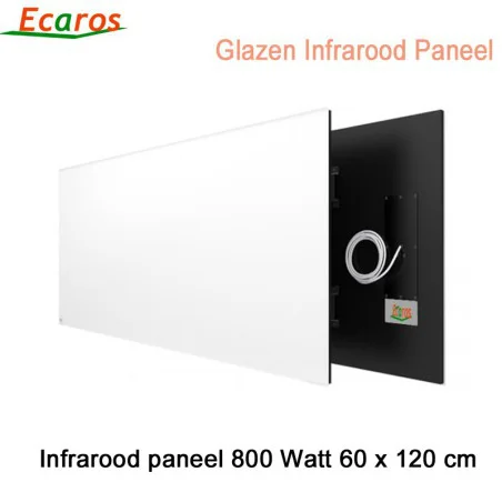 Ecaros glazen infrarood panelen|Infraroodverwarmingonline