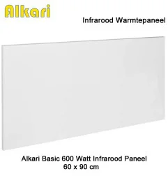 Alkari Basic infrarood paneel 600 Watt 60 x 90 cm|Infraroodverwarmingonline