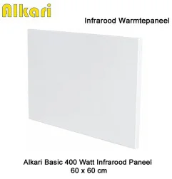 Alkari Basic infrarood paneel 400 Watt 60 x 60 cm|Infraroodverwarmingonline