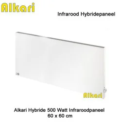 Alkari Hybride infrarood paneel 500 Watt 60 x 60 cm
