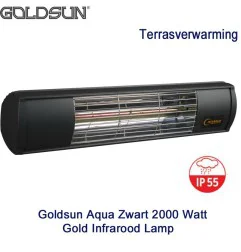 Goldsun Aqua gold terrasverwarming 2000 Watt|Infraroodverwarmingonline