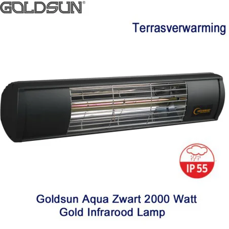 Goldsun Aqua gold terrasverwarming 2000 Watt