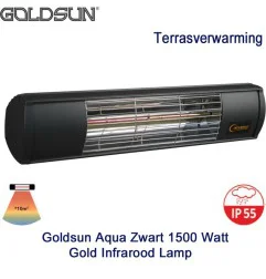 Goldsun Aqua gold terrasverwarming 1500 Watt|Infraroodverwarmingonline