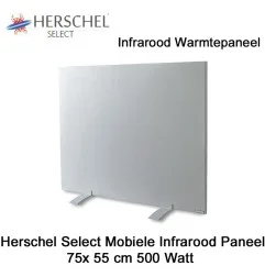 Herschel Select Mobiele Infrarood Verwarming, 500 Watt, 75 x 55 cm|Infraroodverwarmingonline