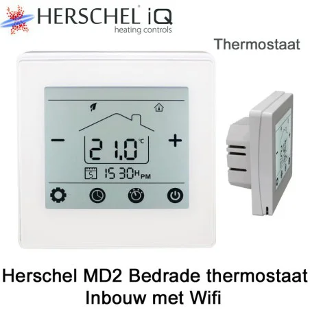 Bedrade WiFi thermostaat|Infraroodverwarmingonline