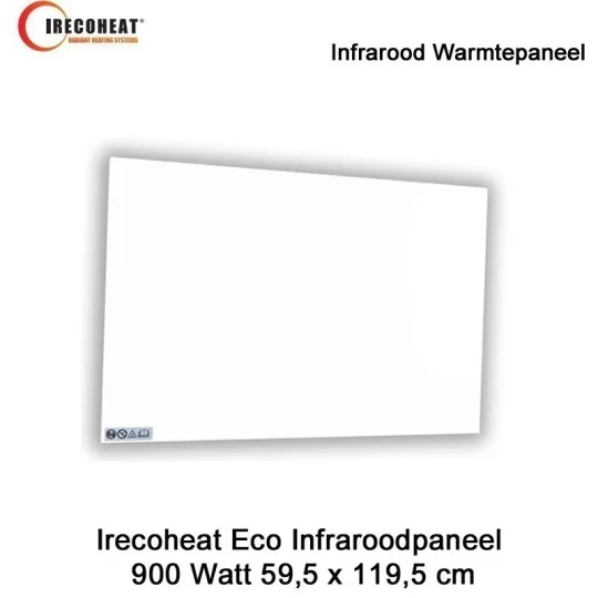 Irecoheat Eco SP 900 Watt infraroodpaneel, 60 x 120 cm