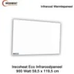 Irecoheat Eco SP 900 Watt infraroodpaneel, 60 x 120 cm