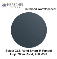 Herschel Select XLS Rond Infrarood Paneel Grijs, 400 Watt, 70 cm rond