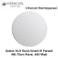 Herschel Select XLS Rond Infrarood Paneel Wit, 400 Watt, 70 cm rond