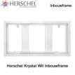 Herschel KRYSTAL-CRK-LW inbouwframe wit
