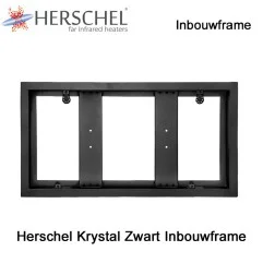 Herschel KRYSTAL-CRK-LB inbouwframe zwart|Infraroodverwarmingonline