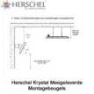 Herschel Krystal 1000 Watt infrarood paneel wit, 27 x 57 cm
