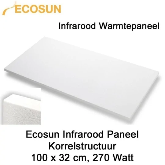 Ecosun infrarood paneel 100 x 32 cm 270 Watt