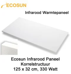 Ecosun infrarood paneel 125 x 32 cm 330 Watt|Infraroodverwarmingonline