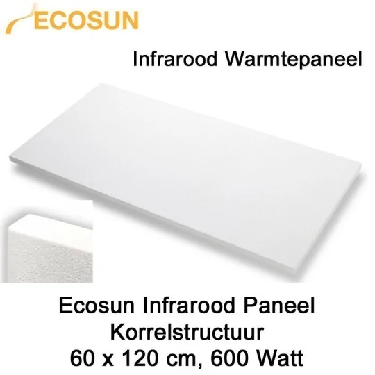 Ecosun Infrarood Paneel 600 Watt 120 x 60 cm