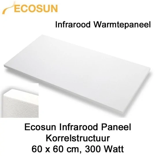 Ecosun Infrarood Paneel 300 Watt 60 x 60 cm