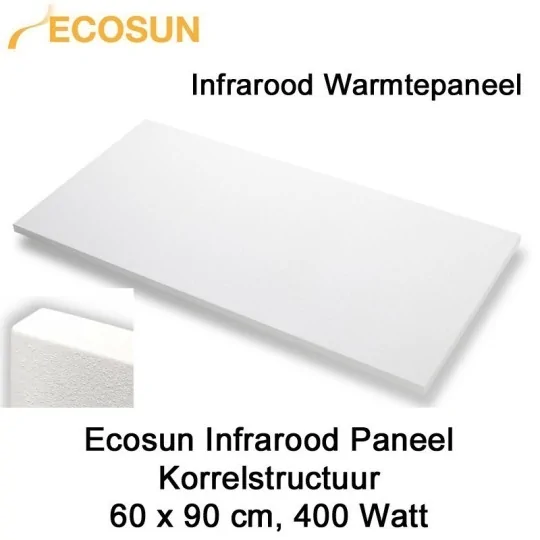 Ecosun infrarood paneel 60 x 90 cm 400 Watt