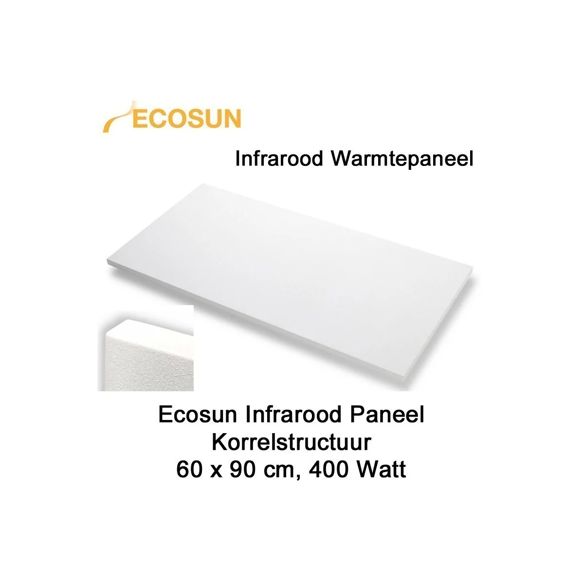 Ecosun infrarood paneel 60 x 90 cm 400 Watt
