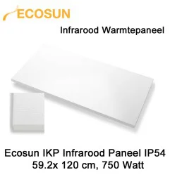 Ecosun IKP infrarood paneel, 60 x 120 cm, 750 Watt|Infraroodverwarmingonline