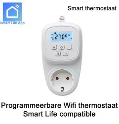 2Heat Optima W Plug-in TC500 WiFi thermostaat, Tuya compatible|Infraroodverwarmingonline