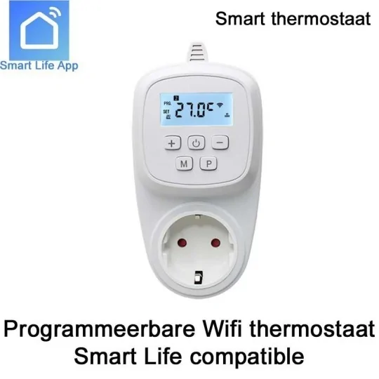 2Heat Plug-in TC500 Wifi thermostaat| Infraroodverwarmingonline.nl