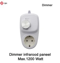 Dimmer infrarood paneel 1200Watt|Infraroodverwarmingonline