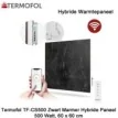 Termofol TF-CS500-02 Keramisch Hybride infrarood Paneel met wifi, 500 Watt, 60 x 60 cm