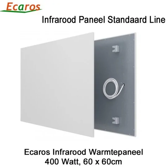 Ecaros Infrarood warmtepaneel 400 Watt 60 x 60 cm