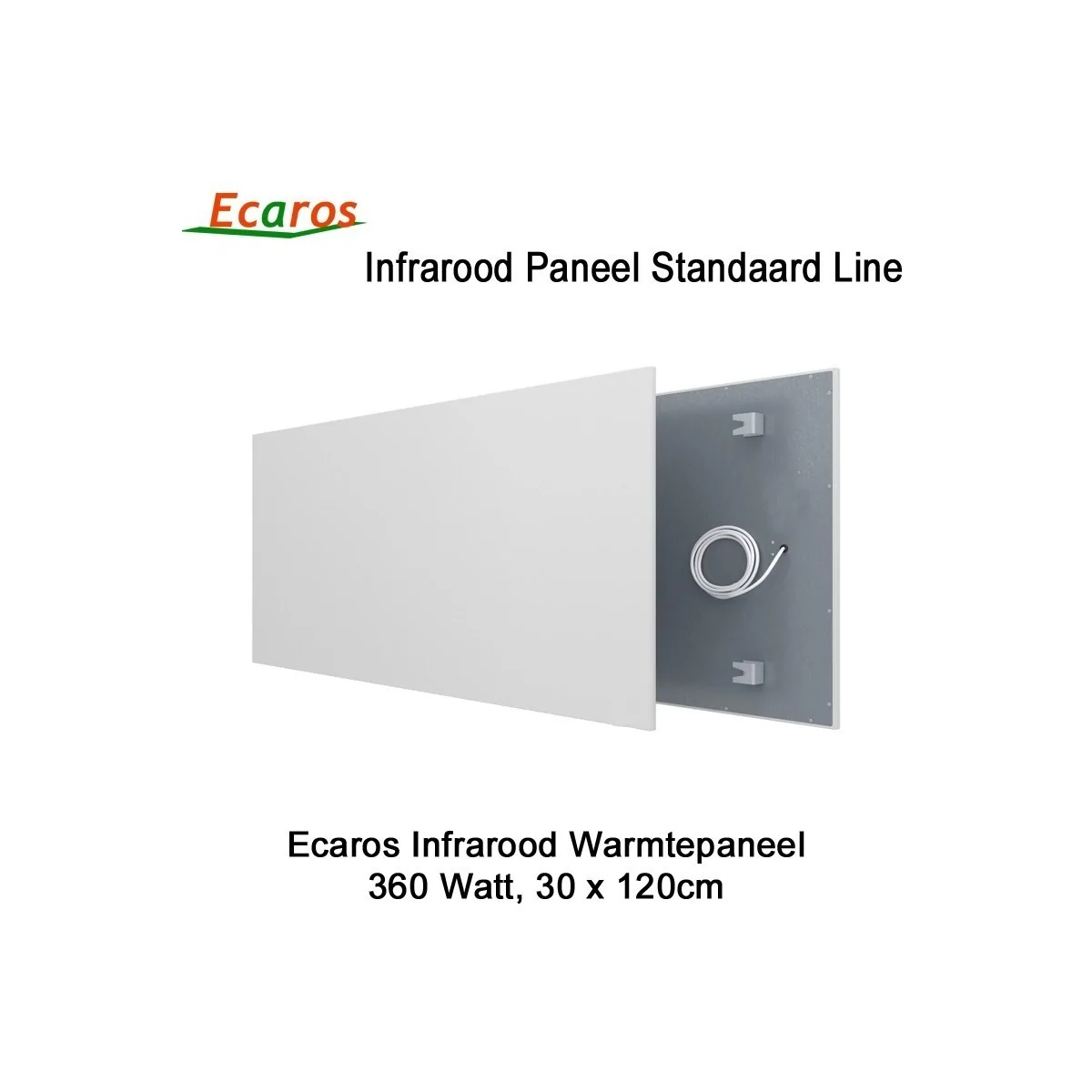 Ecaros Infrarood warmtepaneel 360 Watt 30 x 120 cm