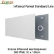 Ecaros Infrarood warmtepaneel 360 Watt 30 x 120 cm