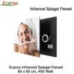 Ecaros Spiegel Infrarood Warmtepaneel 400 Watt 60 x 60 cm