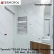 Termofol TRS-03 zilver handdoekdroger 500 Watt