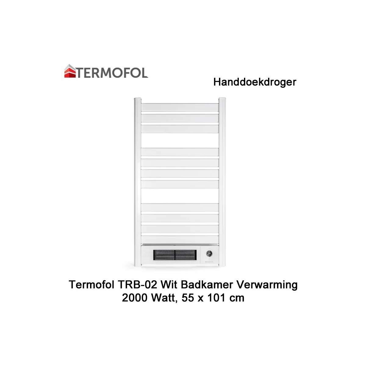 Termofol TRW-02 wit handdoekdroger 2000 Watt