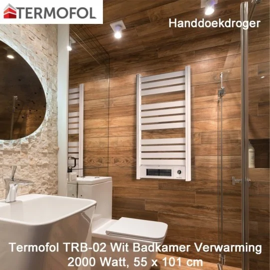 Termofol TRW-02 wit handdoekdroger 2000 Watt