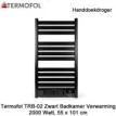 Termofol TRB-02 zwart handdoekdroger 2000 Watt