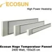 Ecosun hoge temperatuur paneel 2400 Watt | Infraroodverwarmingonline.nl