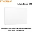 Etherma Lava Design Basic DM infrarood paneel 1000 watt 160 x 62 cm