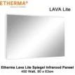 Etherma Lava Lite spiegel infrarood paneel, 450 watt, 90 x 63 cm