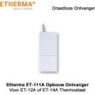 Etherma ET-111A ontvanger voor ET-11A en ET-12A thermostaten