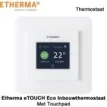 Etherma eTOUCH eco Inbouwthermostaat met touchpad | Infraroodverwarmingonline