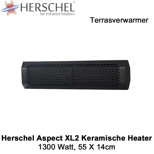 Herschel Aspect XL2 keramische terrasverwarmer 1300 Watt