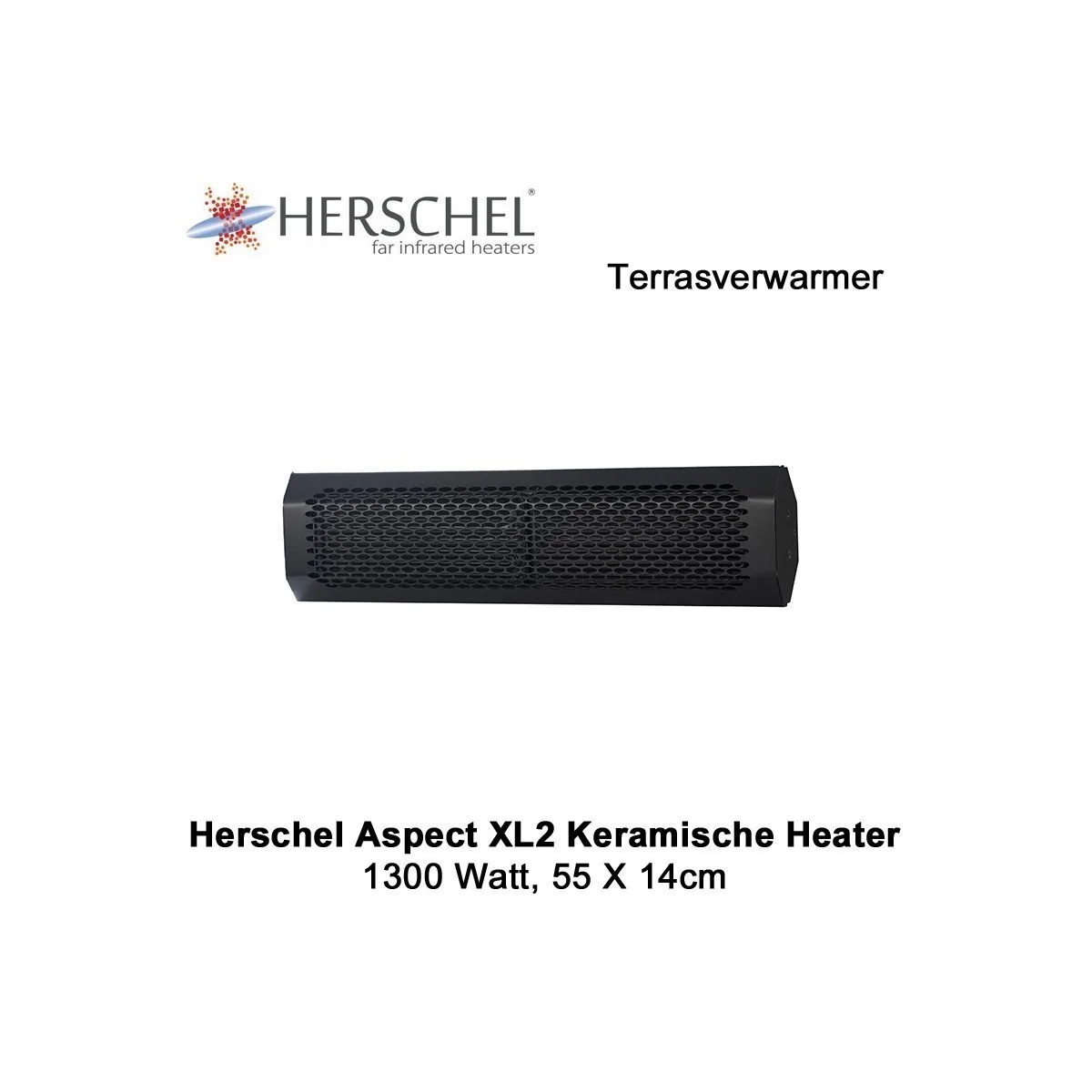 Herschel Aspect XL2 keramische terrasverwarmer 1300 Watt