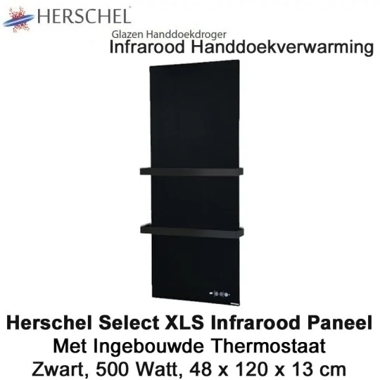 Herschel Select XLS Infrarood Handdoekverwarming 500 Watt
