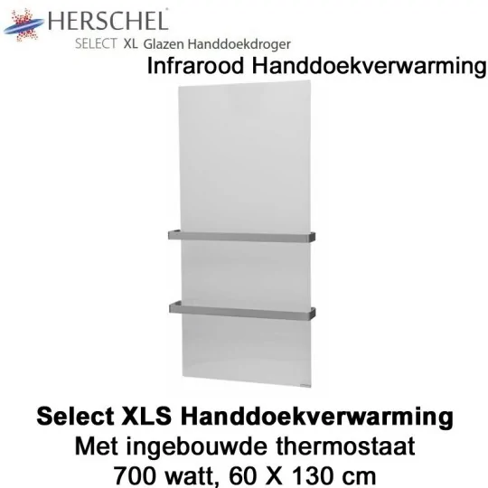 Herschel Select XLS Infrarood Handdoekverwarming 700 Watt