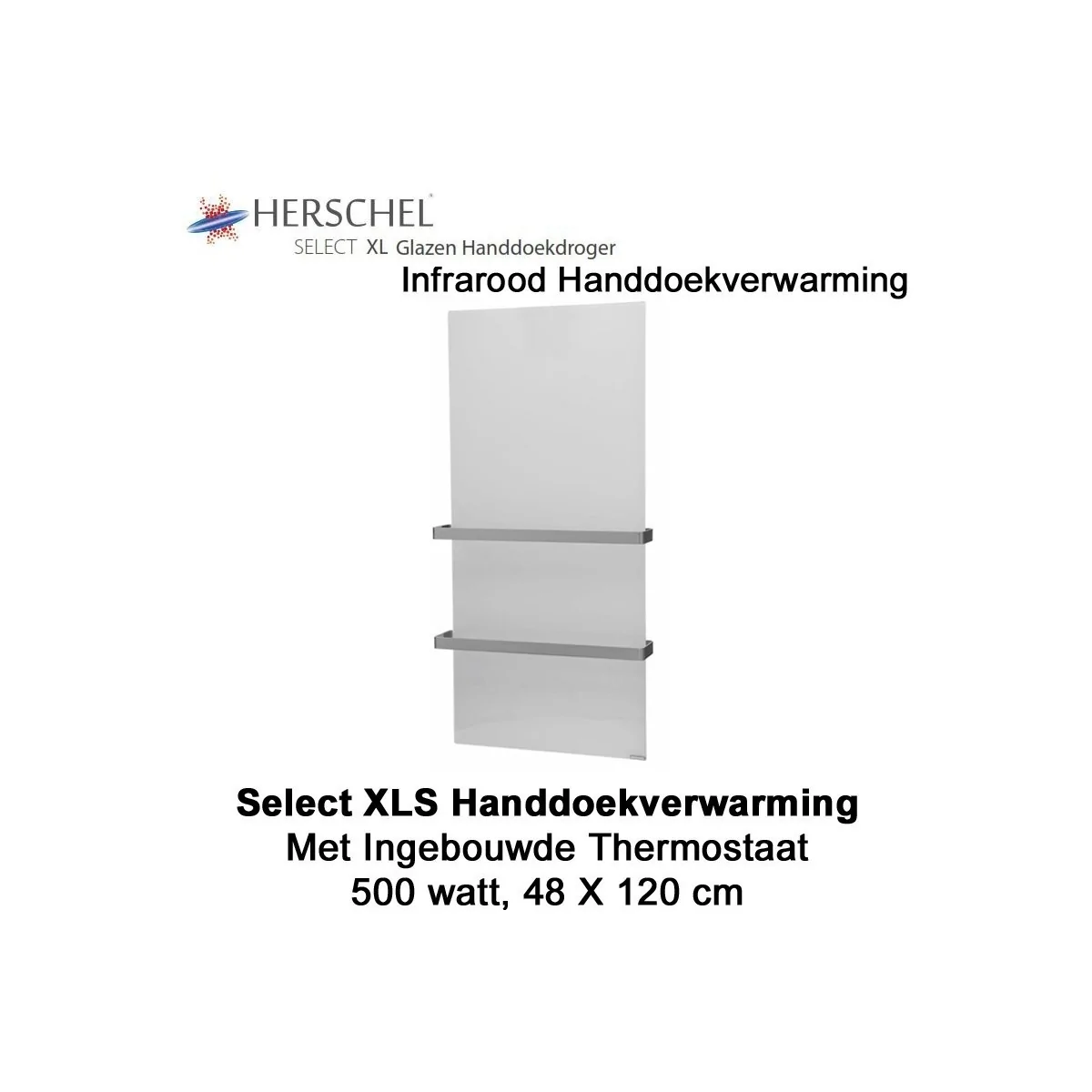 Herschel Select XLS Infrarood Handdoekverwarming 500 Watt