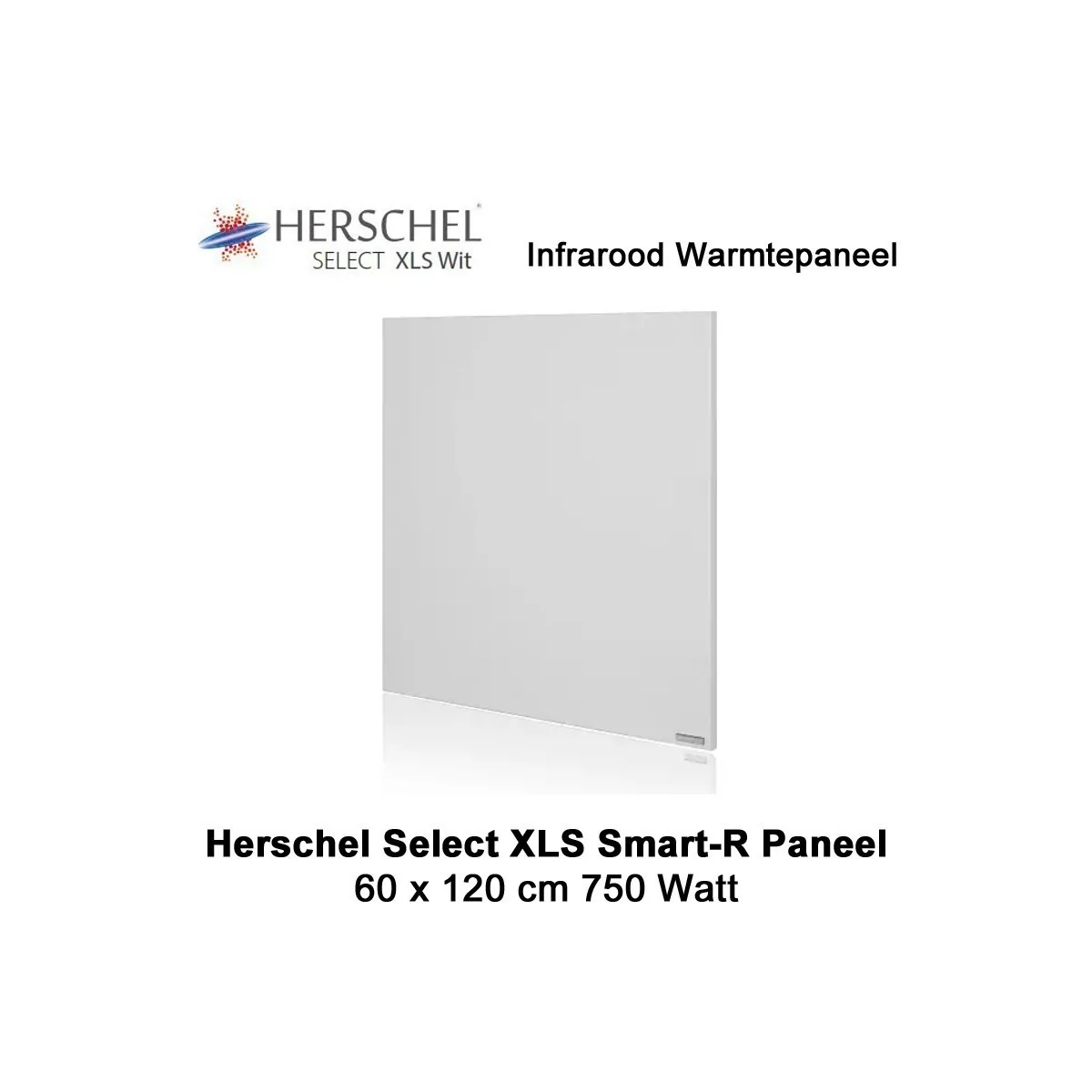 Herschel Select XLS infrarood paneel 750 Watt 60 x 120 cm
